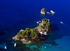 Aerial view on Panagias island